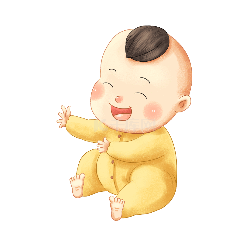 大笑的婴儿宝宝动图gif