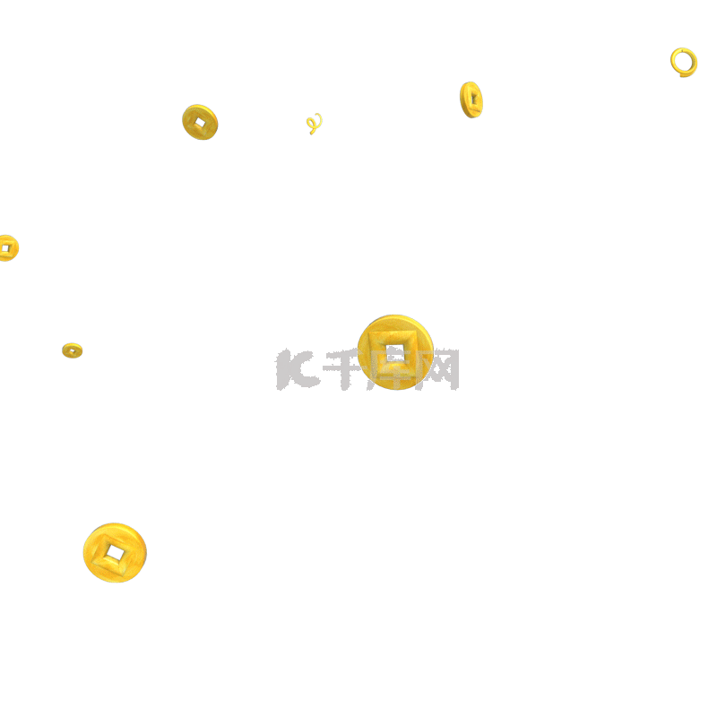 3D红包金币漂浮物设计图素材图片免费下载-千库网