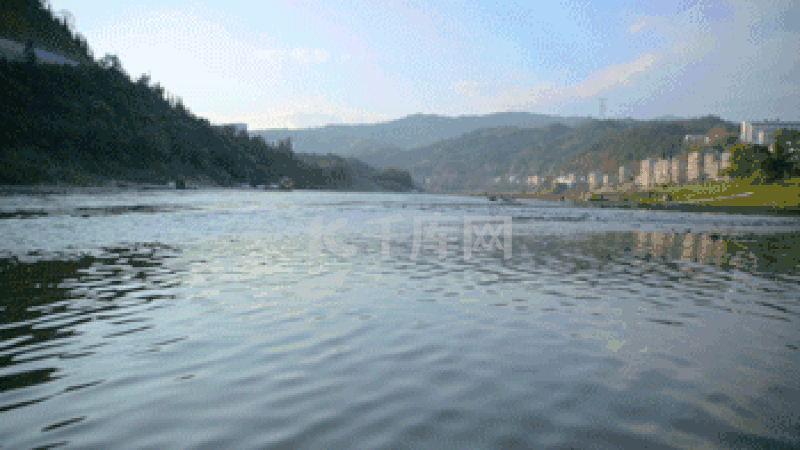 水面波纹实拍视频gif动态图片下载 千库网