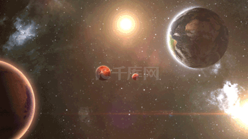 地球宇宙星球银河系背景gif动态图片下载 千库网 地球宇宙星球银河系背景gif动态图片下载 千库网