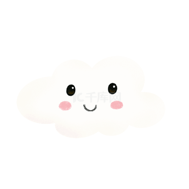 卡通手绘可爱心情小云朵