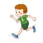 男孩用力奔跑跑步运动体育动图gif