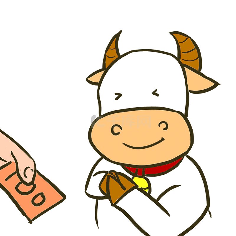 春节新年牛年感谢红包谢谢表情包动图gif