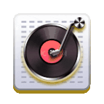 播放音乐碟片机圆盘方形写实图标icon动图gif