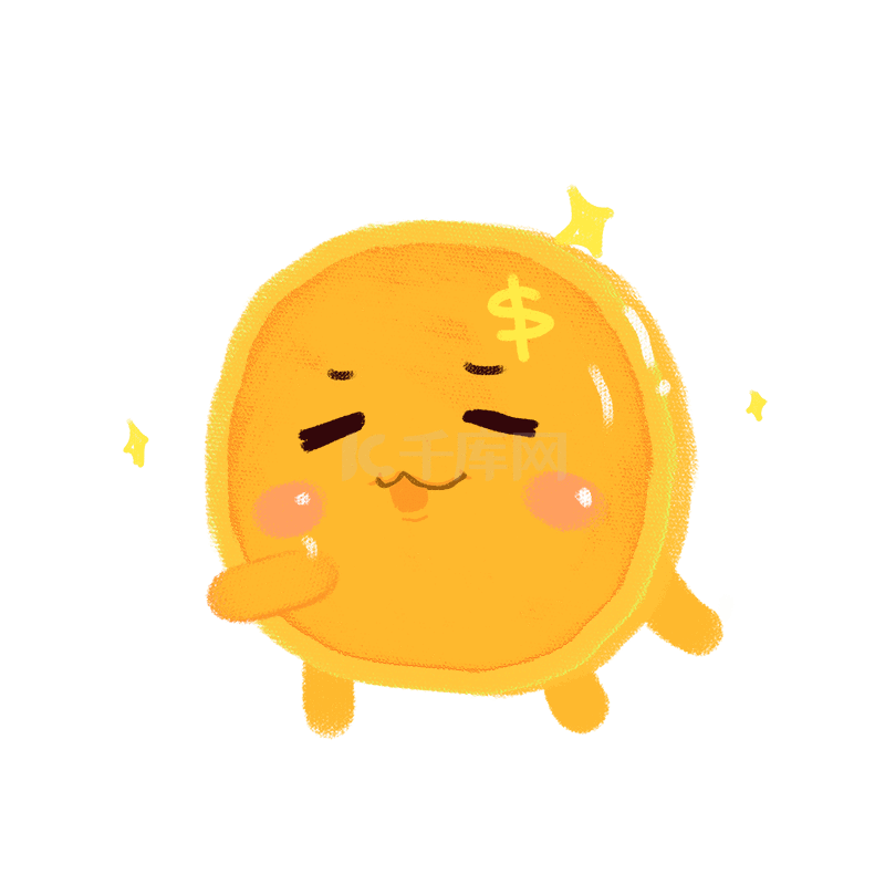 拟人金币跳舞金融理财钱gif动图