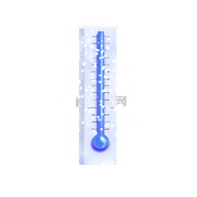 降温大寒下雪寒冷温度冷空气零下冬天寒潮动图gif