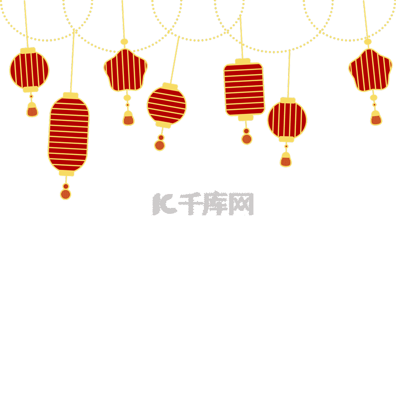 灯笼挂饰吊坠装饰红色春节新年装饰动图gifgif动态图片下载 千库网