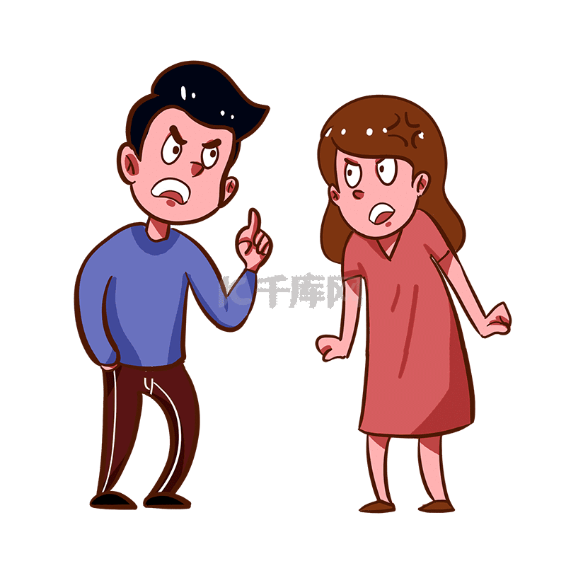 男女吵架指责愤怒喷口水动图gif