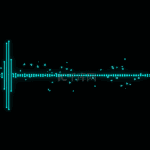 可视化蓝色科技感音乐音频频谱震动炫酷动图GIf  