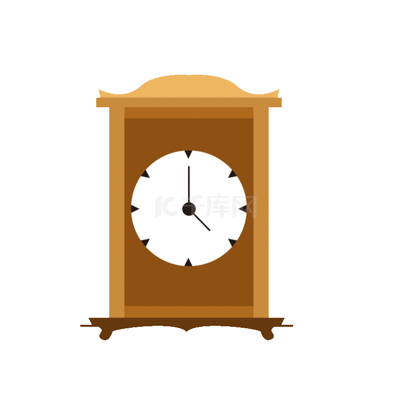 钟表时钟挂钟转动时间流逝西洋钟动图gif