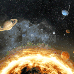 航天日星系银河星空星球宇宙视频背景动图gif