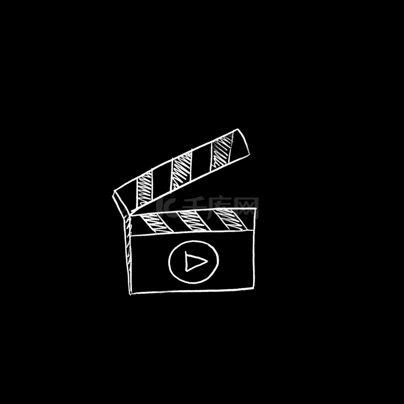 彩色电影胶卷打板素材图片免费下载-千库网