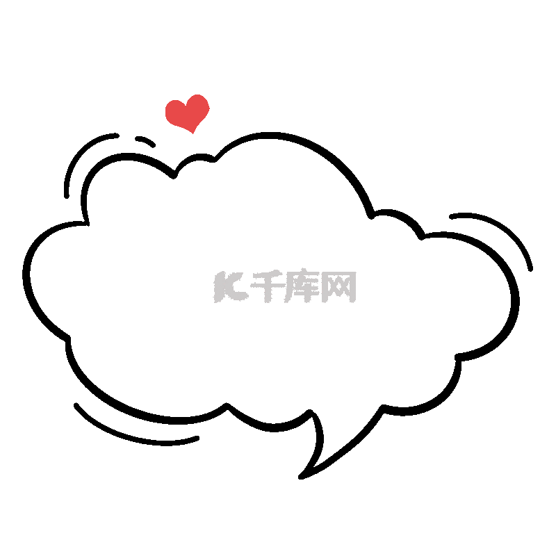 手绘一组孤立的语音气泡.Doodle集元素。矢量说明.背景图片免费下载千库网