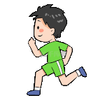 体育运动健身锻炼小男孩跑步动图gif