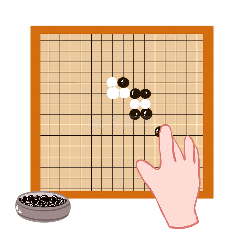 围棋棋盘和棋子