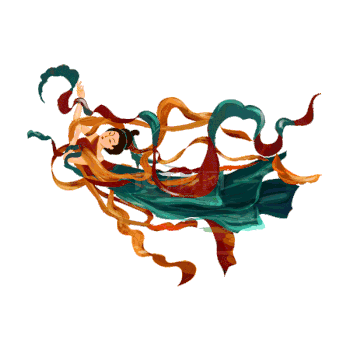 敦煌飞天仙女素材下载-敦煌国潮范儿免费图片素材库-千库网