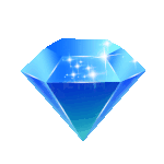 钻石宝石水晶钻闪耀蓝钻动图gif