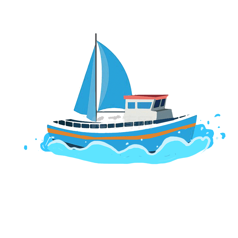 船轮插画 手繪輪船圖案素材| PNG和向量圖|