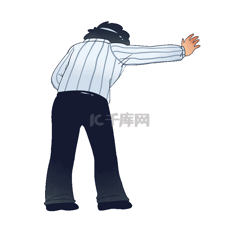 扶墙呕吐的男孩动图gif