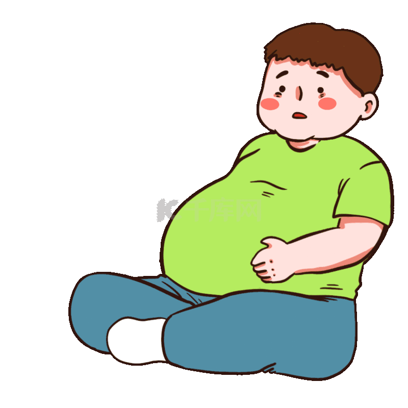 大胖子的肚子巨大漫画图片