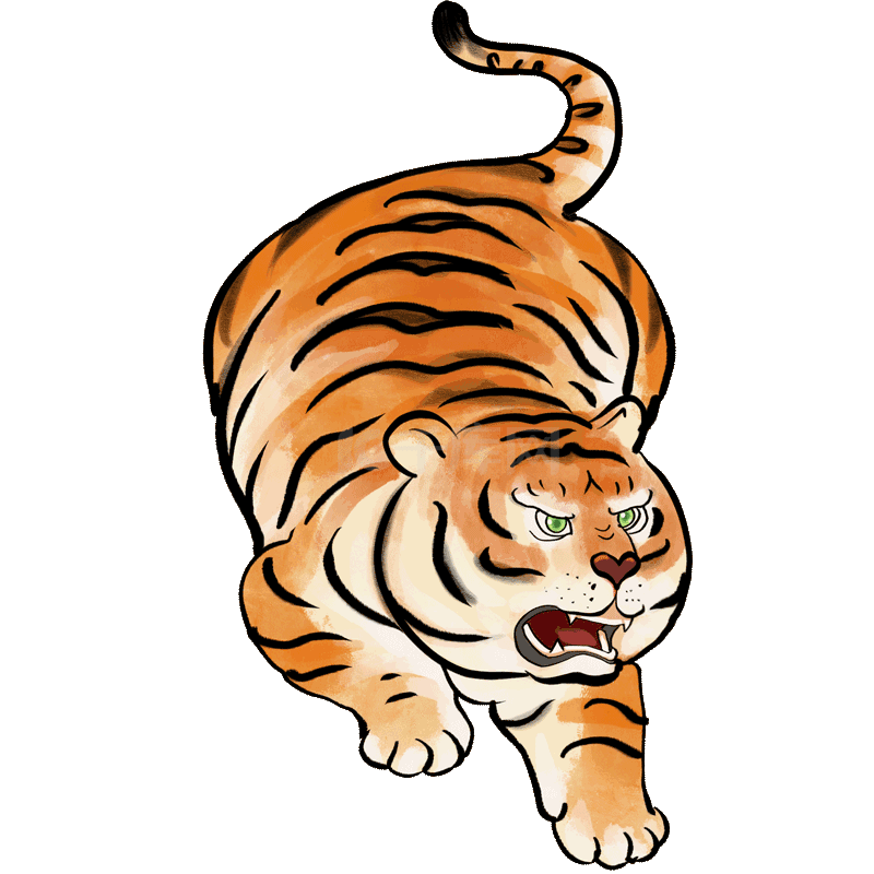 老虎动物猛兽素材图片免费下载-千库网