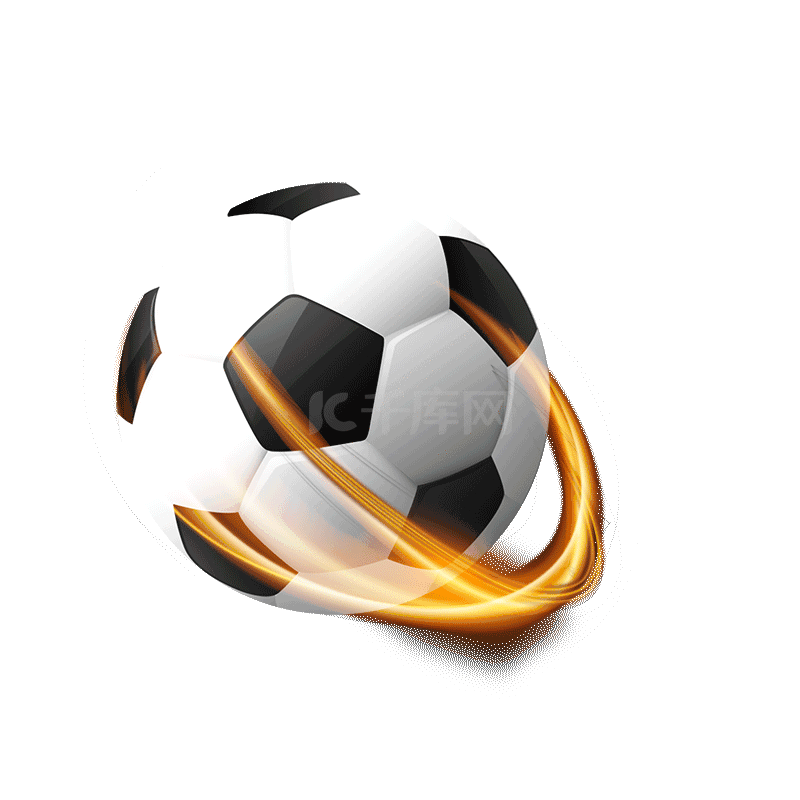 世界杯旋转足球旋转特效动图gif