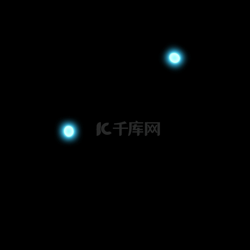 蓝色矢量光效点光素材图片免费下载-千库网