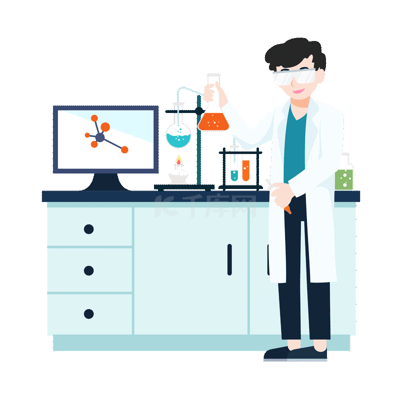 实验室实验检测科学实验化学动图gif