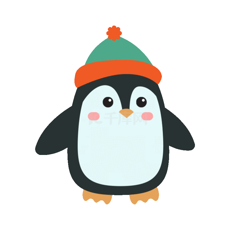 动物企鹅贴纸
