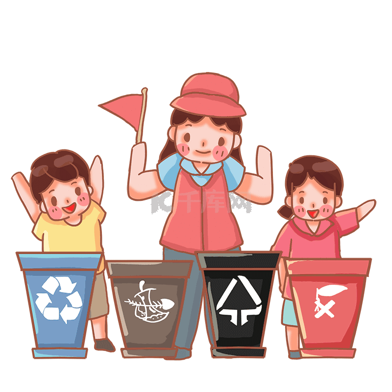 垃圾桶。素材图片免费下载-千库网