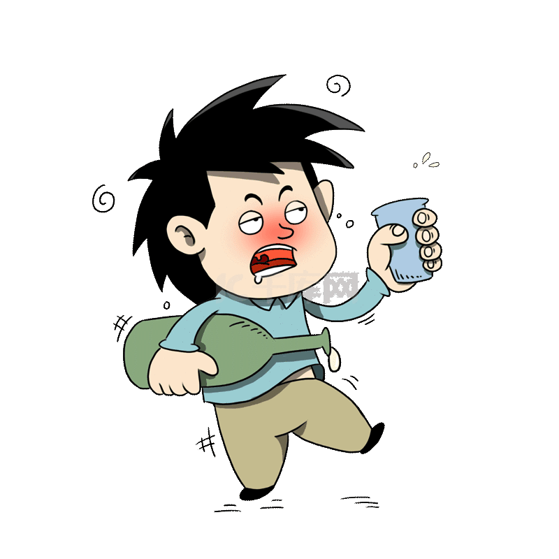 现代人亚健康酗酒喝酒喝醉