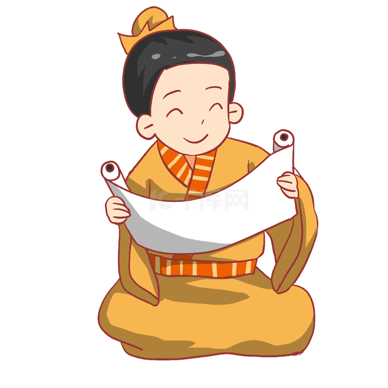 古典国学教育人物古代学习诗人中国风动图gif