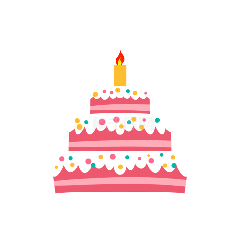 生日蛋糕gif