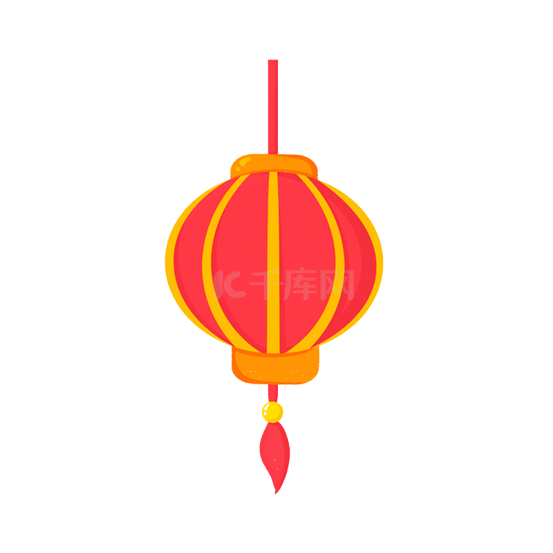 灯笼装饰图案贴纸灯