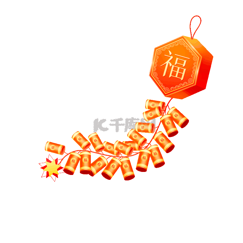 节日喜庆炮仗素材图片免费下载-千库网