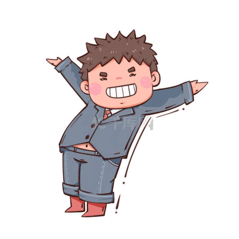劳动节五一51工作使我快乐可爱打工人打工仔表情包动图gif