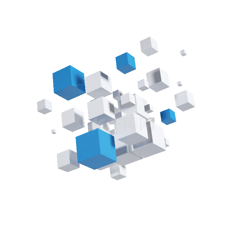c4d立体3d方块矩阵矩阵动图gif