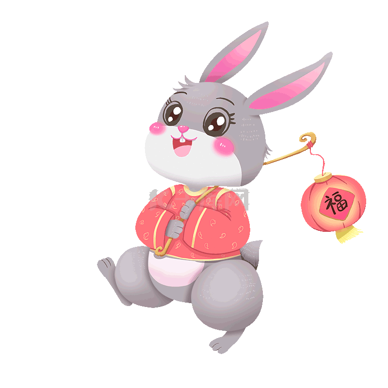 Chibi 兔子 Gif
