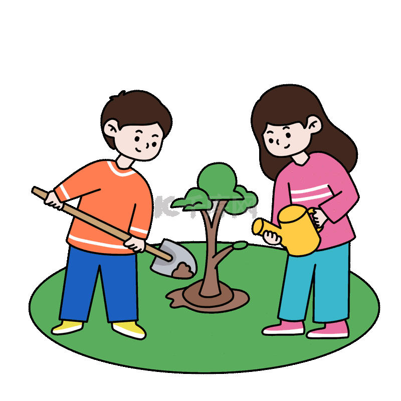 保护环境植树节植树造林免抠元素素材图片免费下载-千库网