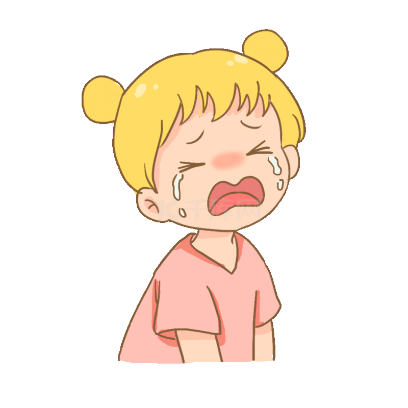哭泣的小女孩表情包