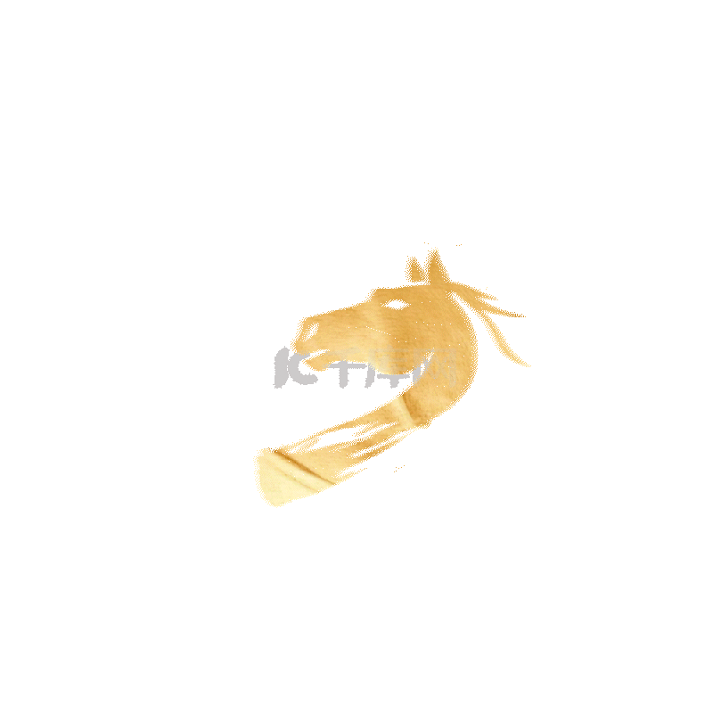 2026马年烫金手写2026字体动图素材