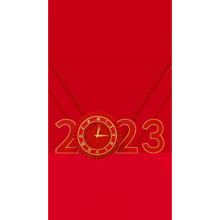2023年元旦竖版红色大气动态视频背景图gif