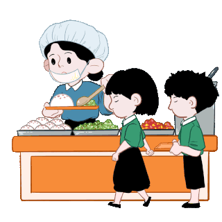 饭堂打饭_PSD_素材_图片-千库网