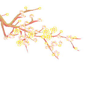 植物花枝落花唯美粉色花瓣花朵花gif图素材gif图片素材下载-千库网