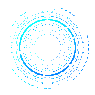 上升线条gif图片素材_科技蓝色线条线圈转动动图gif