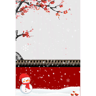 小雪竖屏中国风故宫红墙竖版视频背景动图gif