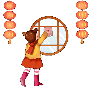 小女孩打扫卫生gif图片_小女孩打扫卫生gif素材_千库网