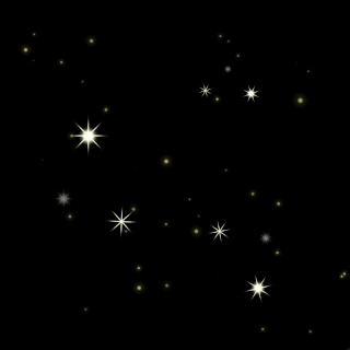 唯美星空流星闪烁星星光效动图gif