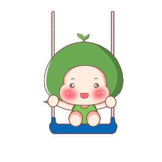 清明节清明青团荡秋千的表情包