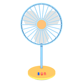 家电电风扇扇叶旋转gif图素材gif图片素材下载-千库网